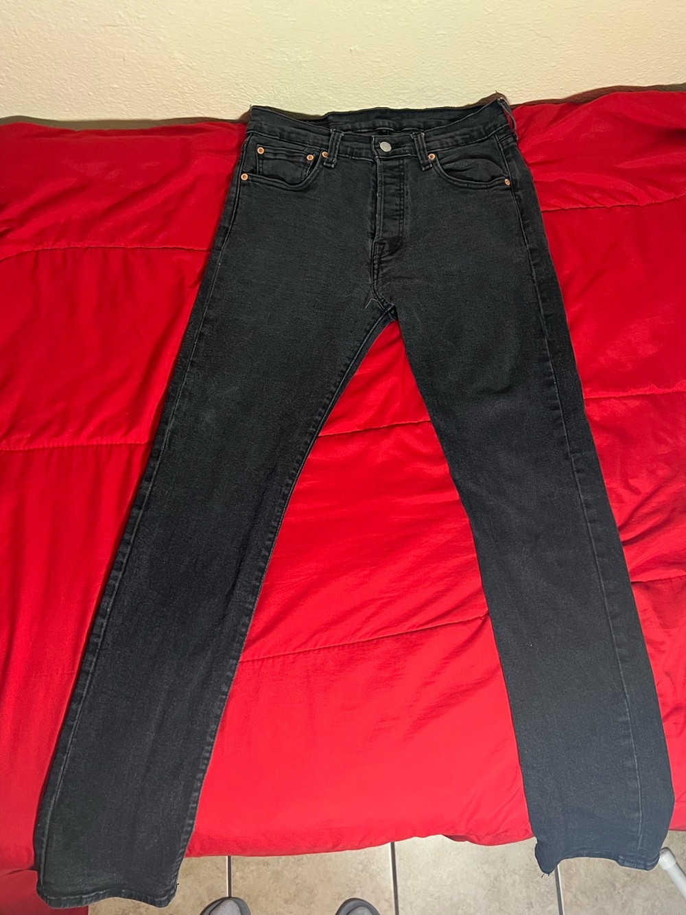 Levi's Black Skinny Jeans